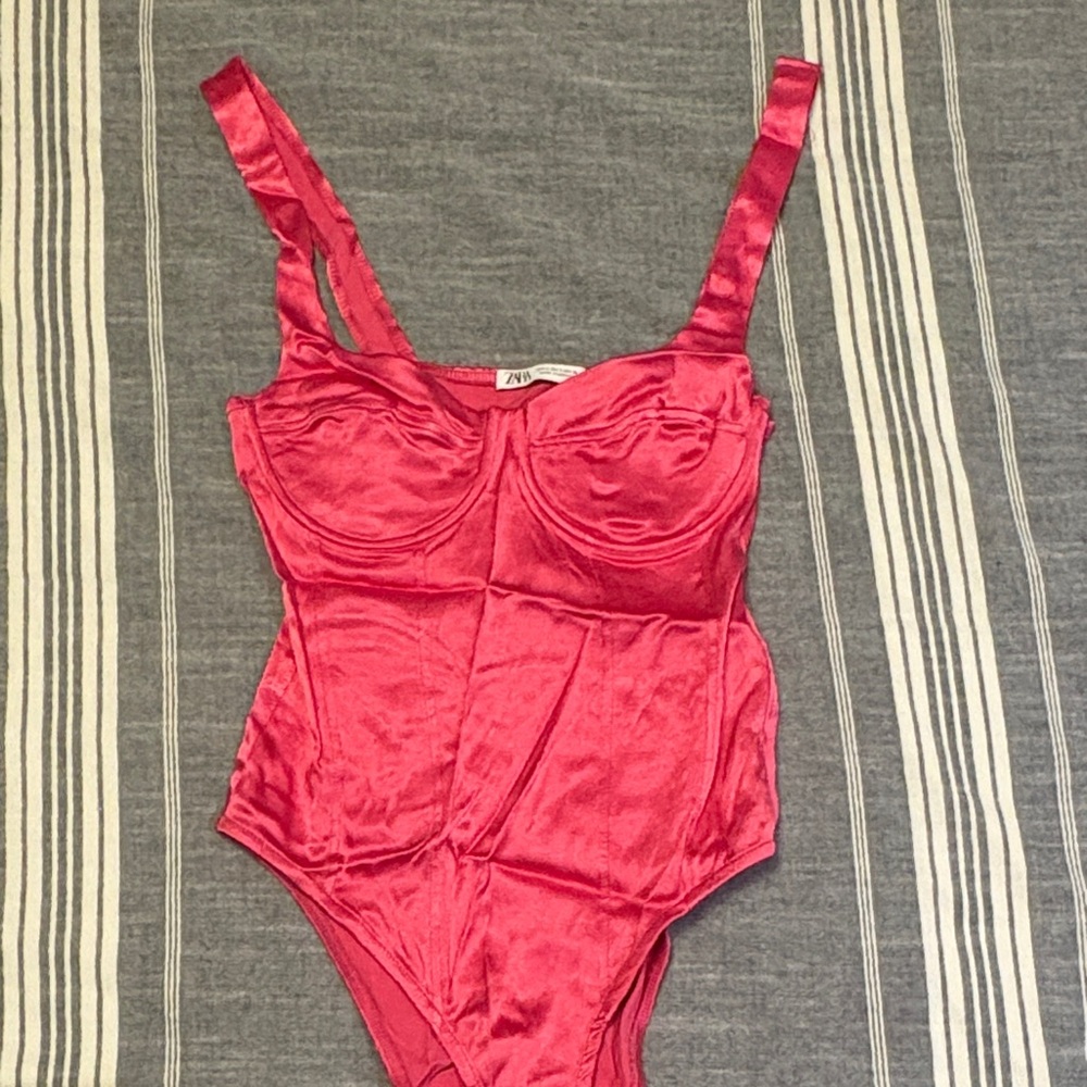 Zara Kids Vibrant Pink Bodysuit